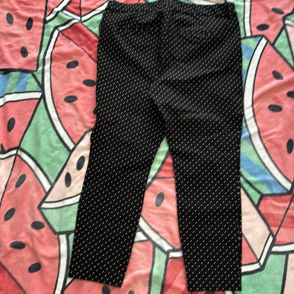 NWOT black and white polka dot pixie pants - Picture 4 of 4